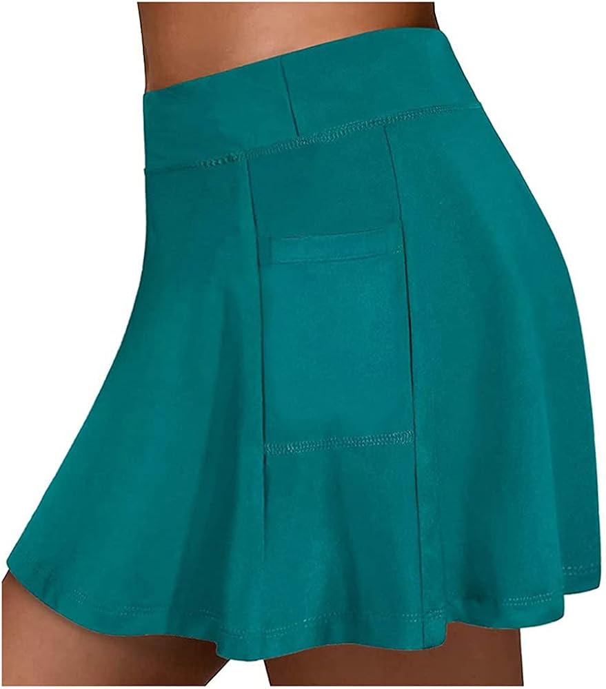 NP Women Skirts Sport Workout Running Summer Short Skirt Casual Green
