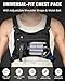 Doorich Chest Pack for Men Women - Tactical Vest for Outdoor, Adjustable Sport Chest Bag with Phone Holder & Extra Storage for Running, Cycling, EDC, Lightweight Running Backpack for Workouts