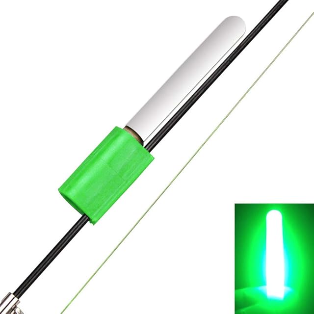 Fishing Glow Sticks,Fishing Rod Durable Waterproof Led Luminous Sticks,Night Light Float Rod Lights Fishing Accessories