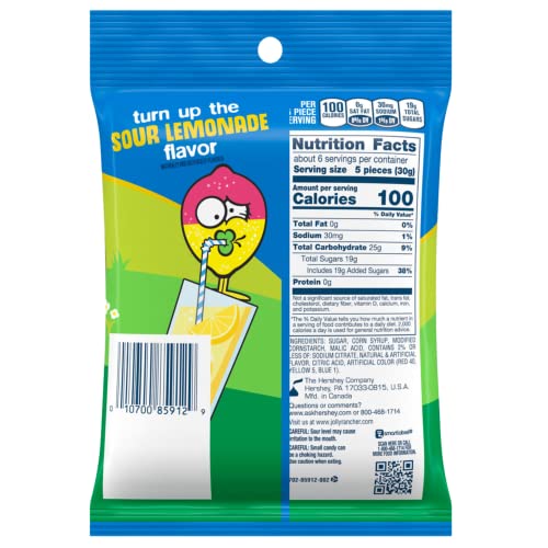 Sour Lemonade Gummy Candy, On The Go Snack, Party Favors, & More, 6.5 Ounces. (Pack Of 2) #TOP1
