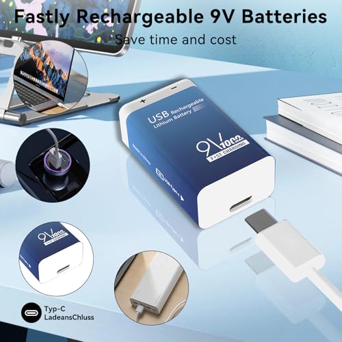 Pilas de 9 voltios recargables 25 Imagen adicional