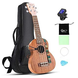 Ukulélé Soprano Matte Mahogany - Les Beatles, Paul McCartney, John Lennon, RIngo Starr, George Harrison