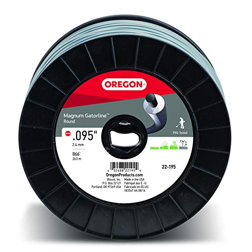 Oregon 22 – 195 Heavy-Duty Profesional Magnum Gatorline Redondo desbrozadora Line .095-inch diámetro Martillo de Cabeza de Bobina
