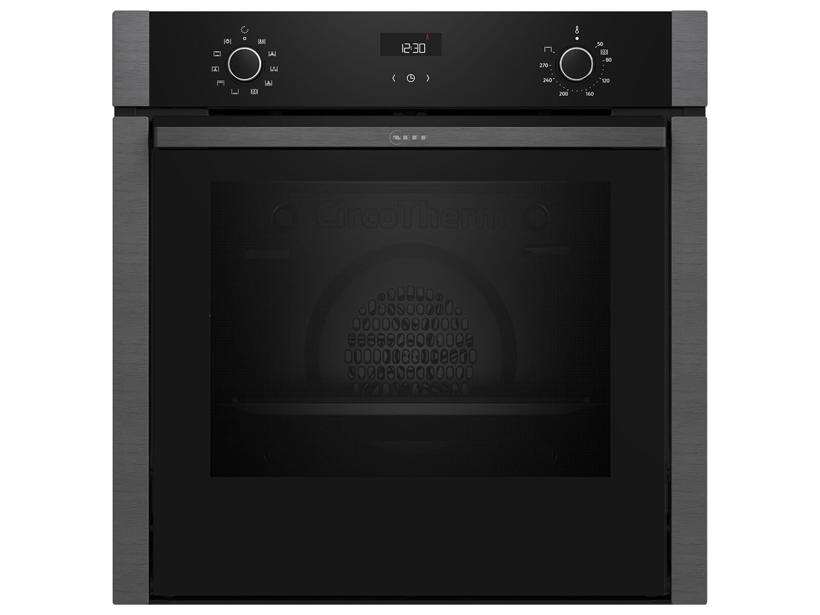 NEFF B3ACE2AG3 N50 Backofen 60 x 60 cm LCD-Display CircoTherm Graphite-Grey