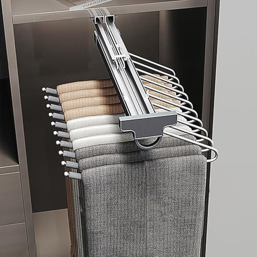 Rack de pantalon extensible en aluminium alloy de qualité supérieure