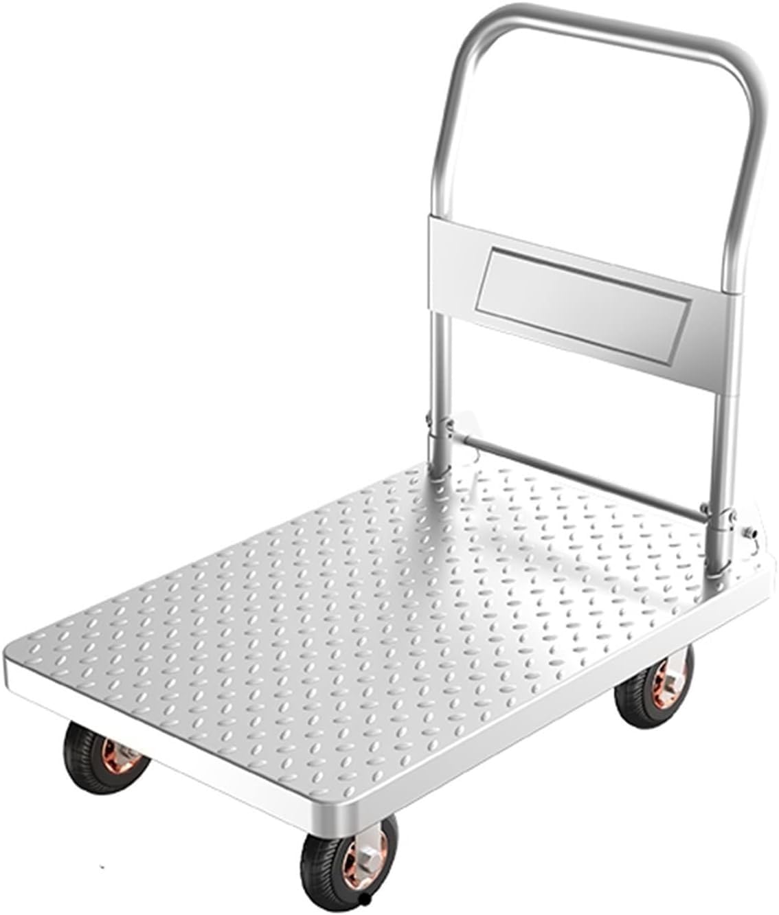 Carretilla de plataforma rodante compacta de 35 x 23 cm para mudanzas y almacén