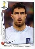 2014 Panini World Cup Soccer Sticker # 207 Sokratis Papastathopoulos Team Greece