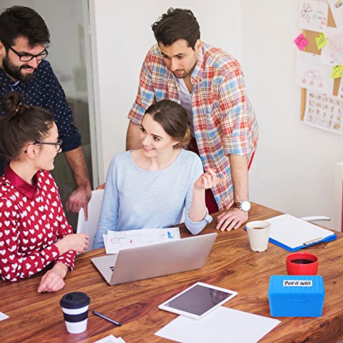 Vicenpal 6 Pcs 3 X 5 Inch Index Card Box Holder Notecard Box Colorful Plastic Storage Flash Card Holder With 4 Sheets Blank Labels White #TOP5