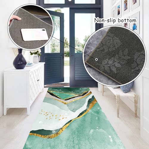 Alfombra de pasillo larga antideslizante lavable 40x130 anti manchas 8