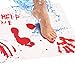 Bloody Bath Mat, The Official and Authentic Mat That Turns Red When Wet, Footprints Disappear Like Magic, Great Novelty Prank Gift