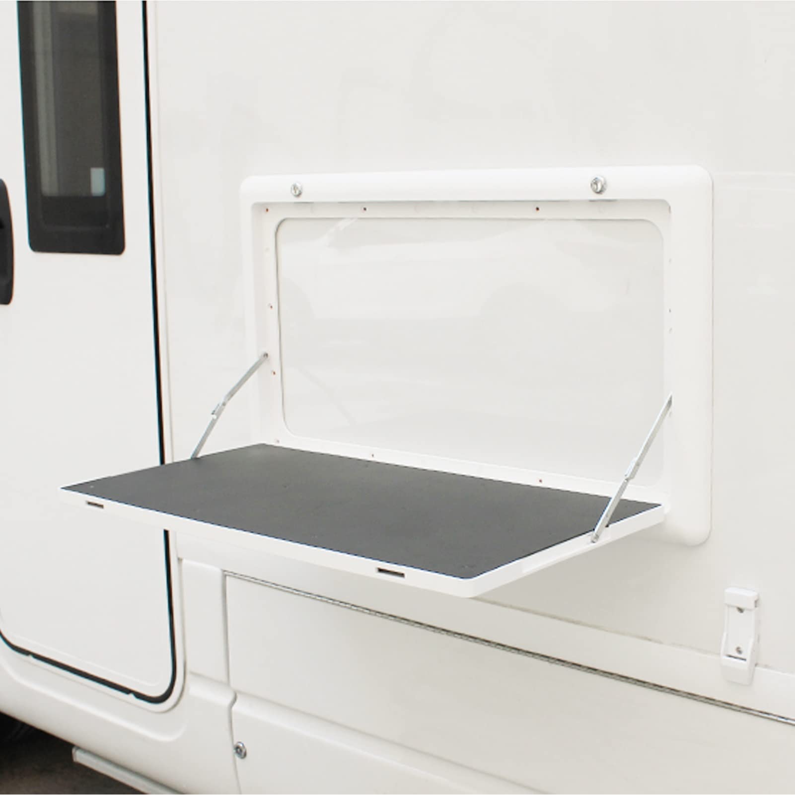 Hwhongrv Rv Foldable Picnic Table Campervan Outside Surface Wall