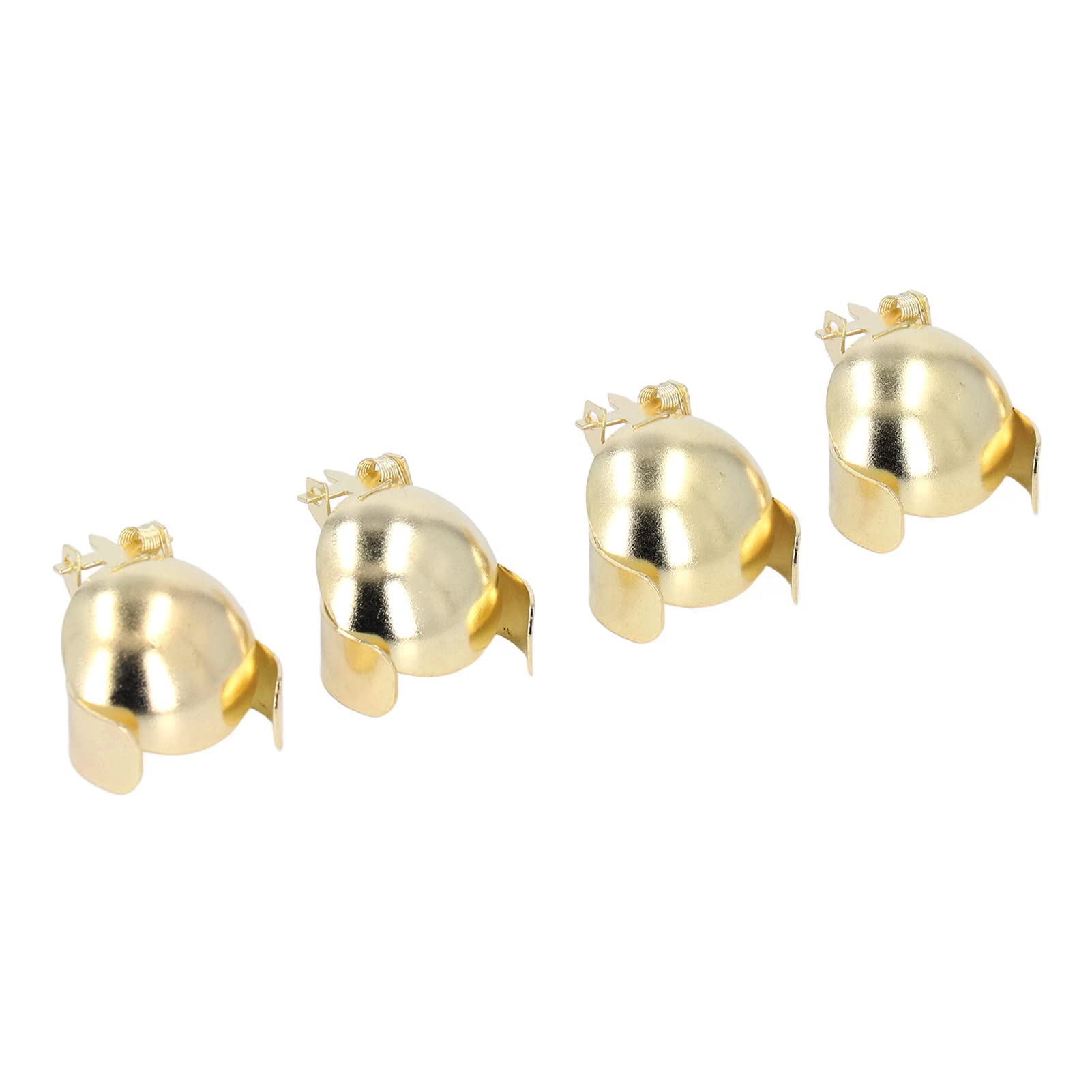 4pcs Automatic Candle Extinguisher, Wick Flame Snuffer, Candle Snuffers Accessory for Putting Out Candle Flame Safely for Candles Up to 0.8 inches (Gold)