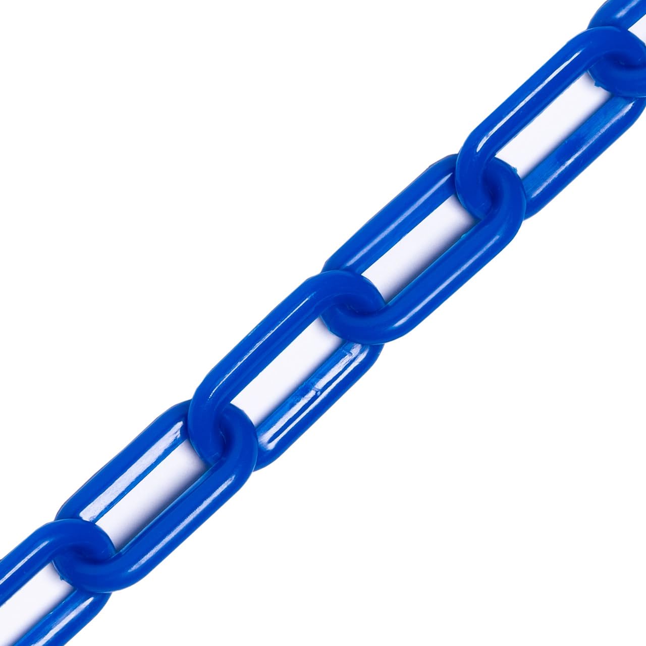 5m/25m Plastic Chain Barrier – 6mm/8mm Thickness | 8X Vibrant Colours (8mm, 5m, Royal Blue)