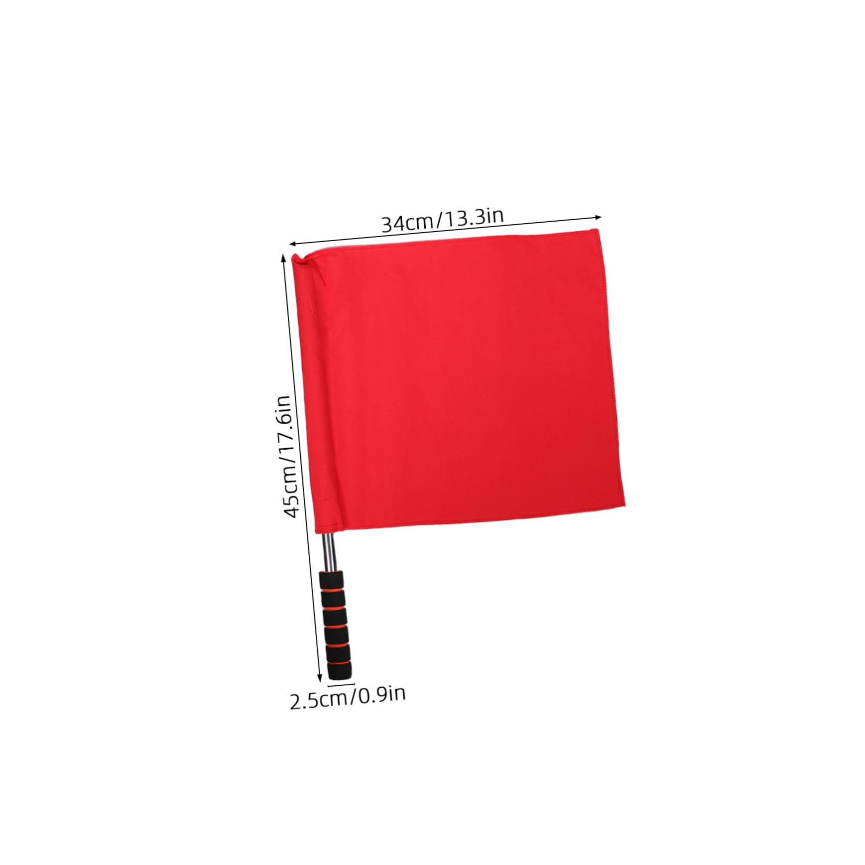 Toddmomy 8 Piezas Banderas de Árbitro Multicolor con Mango de Acero Inoxidable para Fútbol Voleibol Atletismo Señalización Deportiva Portátil