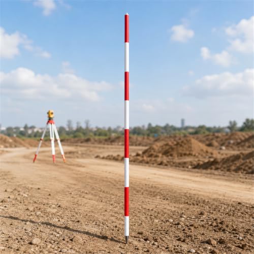 Varilla de centrado para topografía y medición en construcción 2