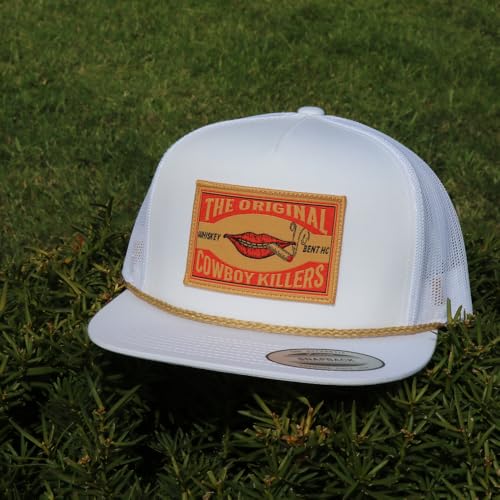 Image of WHISKEY BENT HAT CO. Matchbox - Original Cowboy Killers 5-Panel Meshback Snapback Hat