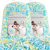 HONEHO 4.4kg Memory Foam-Füllung für Sitzsäcke, Hinzufügen von Gelpartikeln, gemütlich und weich, ideal zum Füllen von Sitzsäcken für Kinder, Kissen, Hundebetten, Sofakissen