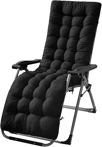 KOCASO Cojín para tumbona de 67 x 22 pulgadas para patio, silla reclinable, mecedora, cojín para silla de terraza