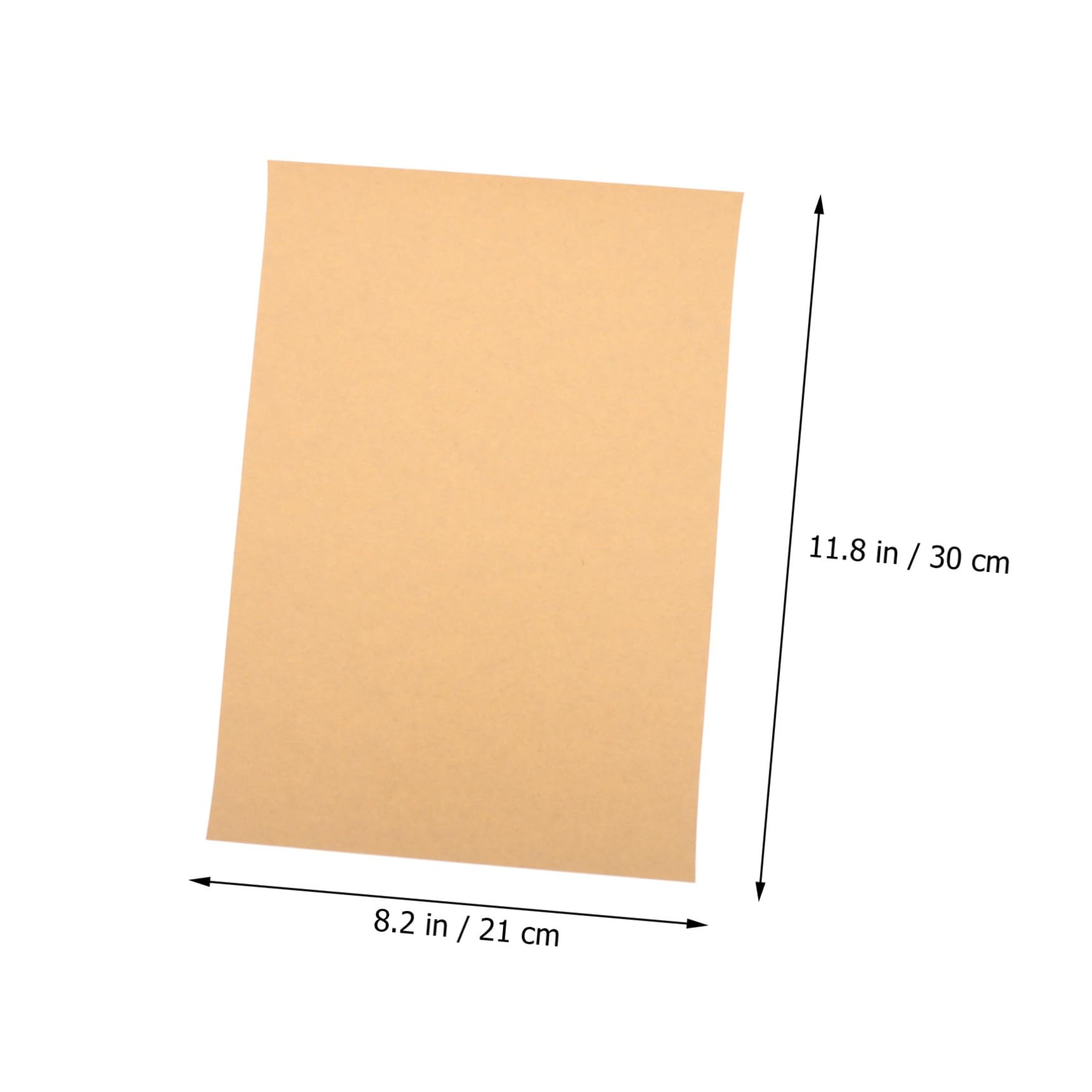 IWOWHERO 100 Pcs Papier Kraft à Dessin 210 G/m² Panneau Rigide pour Dessin Pratique Garçon et Filles