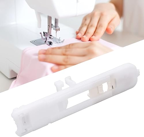 Miniatura 6 de 2 piezas de prensadora, prensadora de ojales de plástico, 1 paso de plástico, para máquina de coser, diseños y accesorios