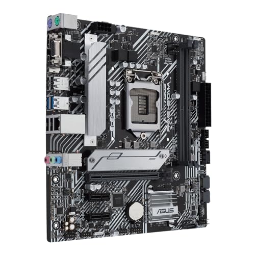 Asus PRIME H510M-A, Scheda madre Intel H510 (LGA 1200) micro ATX con PCIe 4.0, slot M.2 da 32 Gbps, Lan Intel 1 Gb, DisplayPort, HDMI, D-Sub, USB 3.2 Gen 1 Type-A, AURA Sync - Immagine 2