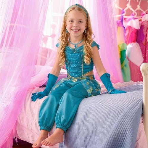 Disfraz princesa IKALI para niñas 7-8 años miniatura 3