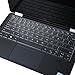 Leze - Ultra Thin Clear Keyboard Cover Skin for Dell XPS 9365 13.3-Inch 2 in 1 Ultrabook Laptop 2017 Newest Model - TPU