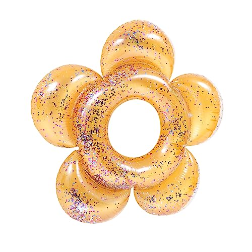 GOOHOCHY Inflatable Flower Swim Ring Float for Summer for Family Fun and Pool Parties
