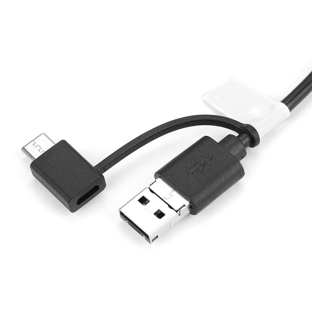 1 szt. czarna 15 metrów endoskop USB cyfrowy inspekcja wąż kamera Boresskop z wodoodporną kamerą 2 megapikselową 6 świateł LED do kontroli samochodu rurowego