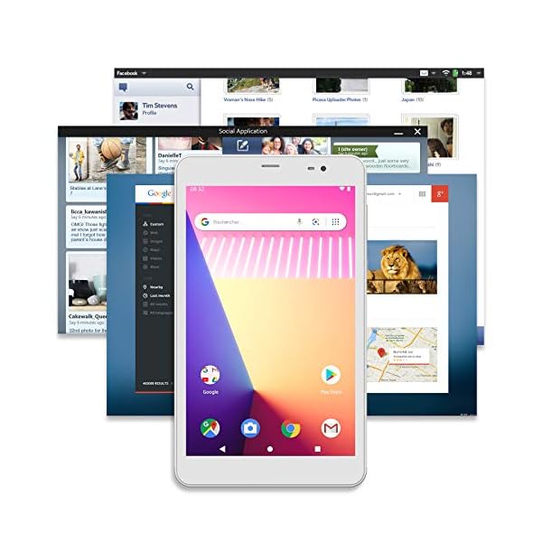 Tablet-8-inch-Android-100-2GB-RAM-32GB-ROM-3G-LTE-Phone-Tablet-Quad-Core-Processor1280x800-HD-IPS-Touch-Screen8MP5MP-Dual-CameraWi-FiBluetoothGPSGolden-Metal-Material YQSAVIOR Tablet 7 inch, Android 11.0, 2GB RAM 64GB ROM, Quad-Core Processor,1024x600 HD IPS Touch Screen,2MP+5MP Dual Camera,Wi-Fi,Bluetooth Black