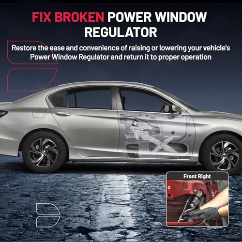Image of BDFHYK 741-491 Power Window Regulator with Motor Front Right, Compatible with Honda Accord 1998-2002