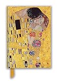 Premium Notizbuch Blank DIN A5: Gustav Klimt, Der Kuss: Unser hochwertiges Blankbook mit festem, künstlerisch geprägtem Einband (Premium Notizbuch DIN A 5 mit Magnetverschluss)