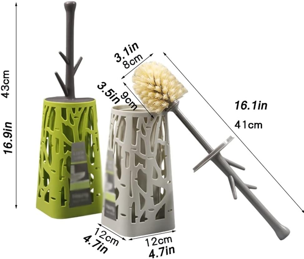 Toilet Brush Holder Toilet Brush Holder Modern Creative Toilet Bowl Brush Household Floor Toilet Cleaning Brush Bathroom Long Handle Cleaning Brushs Set Toilet Brush Holders(D)