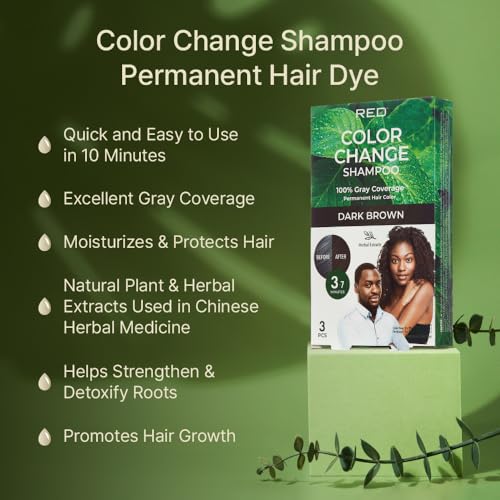 Red by Kiss Color Change Shampoo 3 sobres miniatura 3