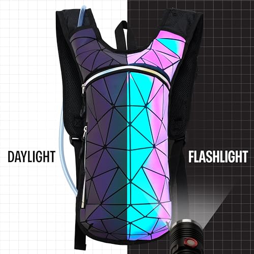 Image of Sojourner Rave Hydration Pack - Hydration Backpack - Hydropack with 2L Bladder - Water Backpack for Festivals, Hiking, Running, Biking and More