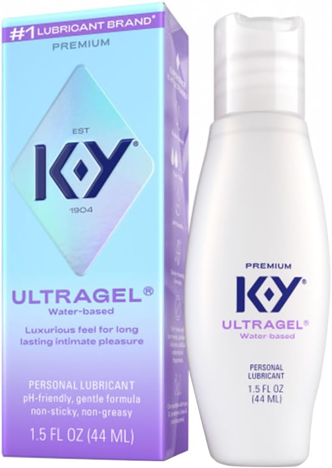 UltraGel Premium Water Based Lubricant being applied
