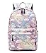 abshoo Cute Lightweight School Boobag Kids Unicorn Backpacks for Girls Backpacks with Lunch Bag (B Unicorn Rainbow)