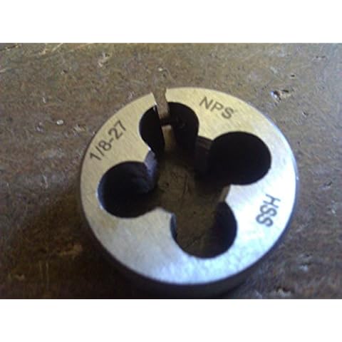 1/8-27 NPS X 1" HIGH Speed Steel Round Adjustable DIE Cover