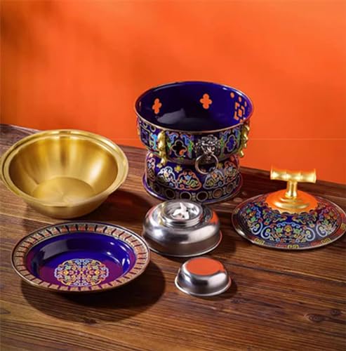 Olla pequeña de cobre tradicional china para una persona miniatura 7