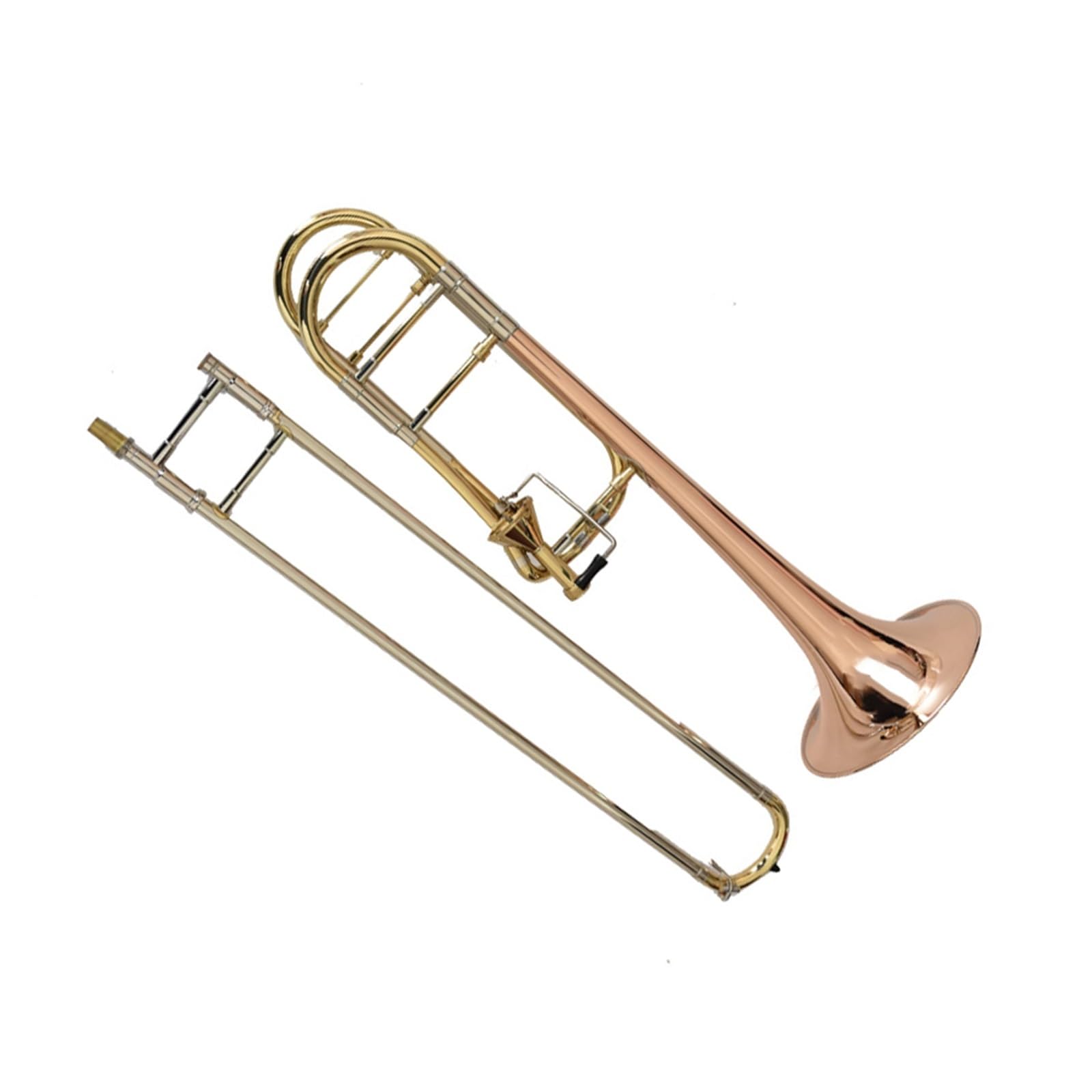 Tocar El Trombón De Pistón Cónico Para Principiantes En Si Bemol Profesional Trombón