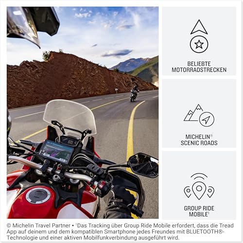 Garmin zūmo XT2 – wasserdichtes Motorrad-Navi für On- & Offroad mit ultrahellem 6“...