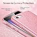 ESR Glitter Case Compatible with iPhone SE 2022, iPhone SE 2020, iPhone 8, iPhone 7, Dazzling Glittery Sparkle Case for Women, Slim Fit, Shock Absorbing Protection, Rose Gold