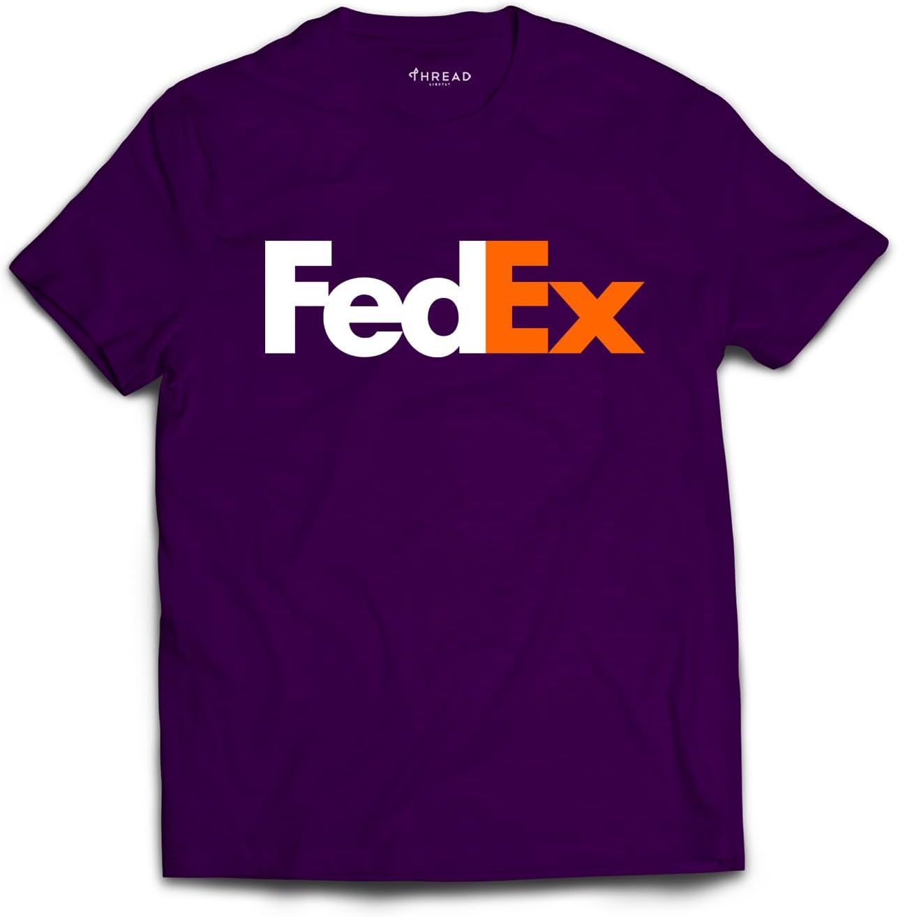 Purple Federal Express FedEx Uniform Short Sleeve Shirt Tshirt Tee