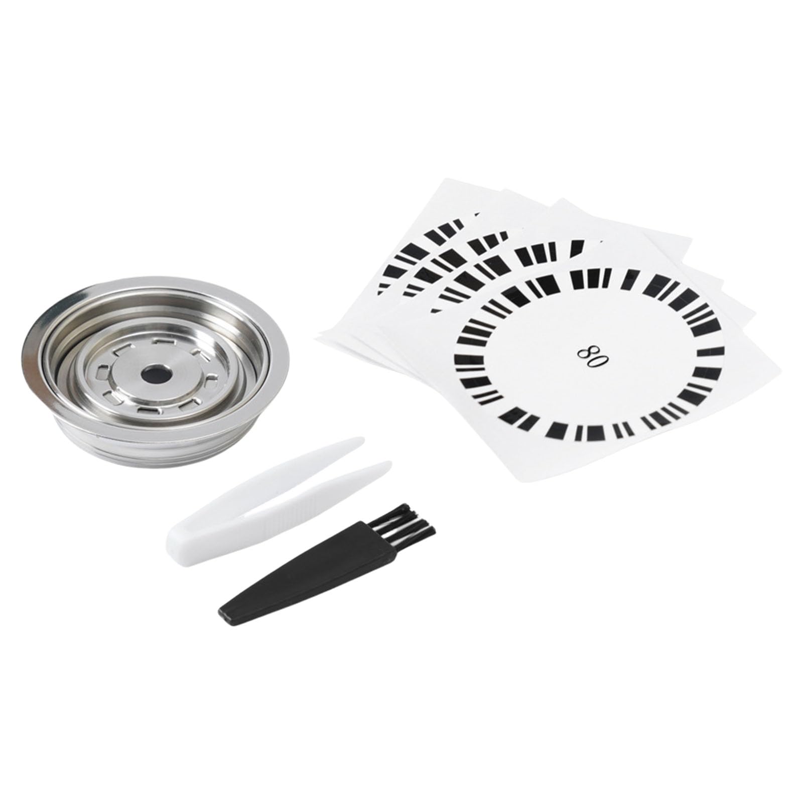 Msioytog Stainless Steel Coffee Pods Adapter for Next Machine Coffee Pods Machine Refillable Accessory Stainless Steel Filter