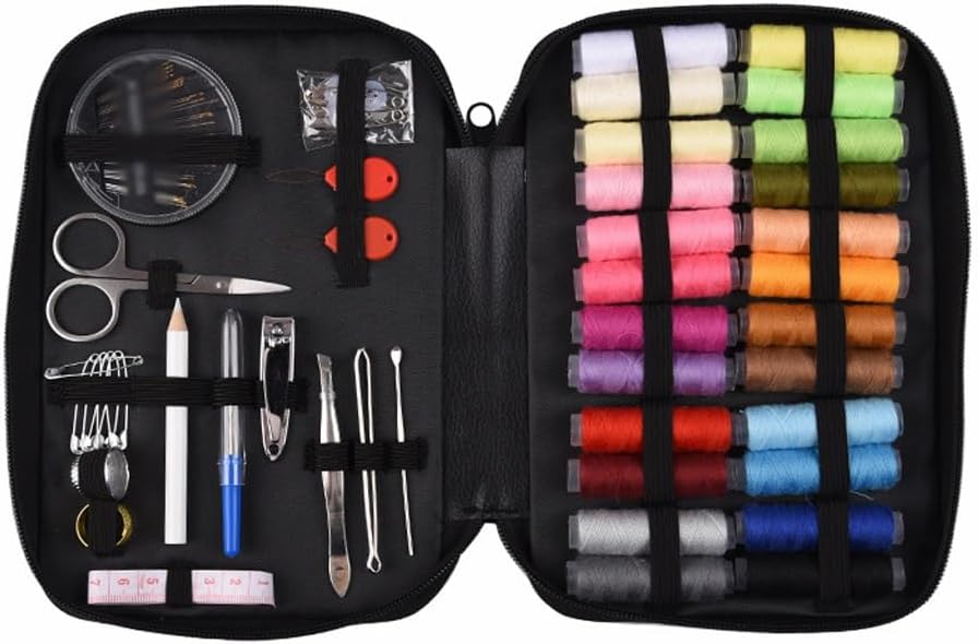 Portable, Hand-held Sewing Kit Home Sewing Kit with Hand Sewing Tools Sewing Kit