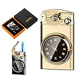 【Regalos perfectos para hombres y mujeres】Este encendedor de reloj deportivo elegante y fresco es perfecto para regalos de cumpleaños, regalos del día del padre, regalos del día de la madre, aniversarios de boda, regalos del día de San Valentín, regalos de Año Nuevo, regalos de Navidad, regalos de Año Nuevo.