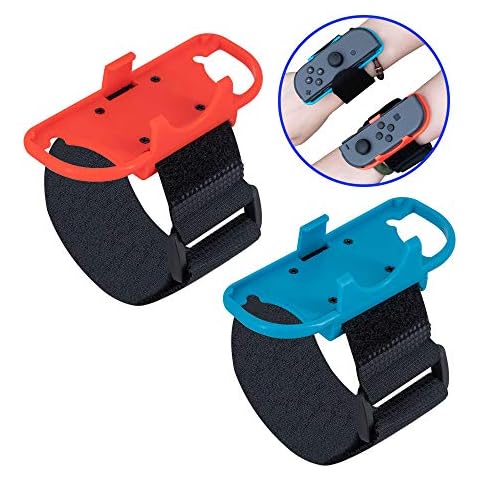 Mcbazel Bandas de Muñeca Ajustables para Joy-Con de NS Switch Cover