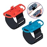 Mcbazel Switch Wrist Strap, Adjustable Wrist Band Strap Compatible with Switch/Switch Oled Joycon Controller Hand Strap-1 Pair,Adjustable Strap for Just Dance Game(Not for Switch 2)