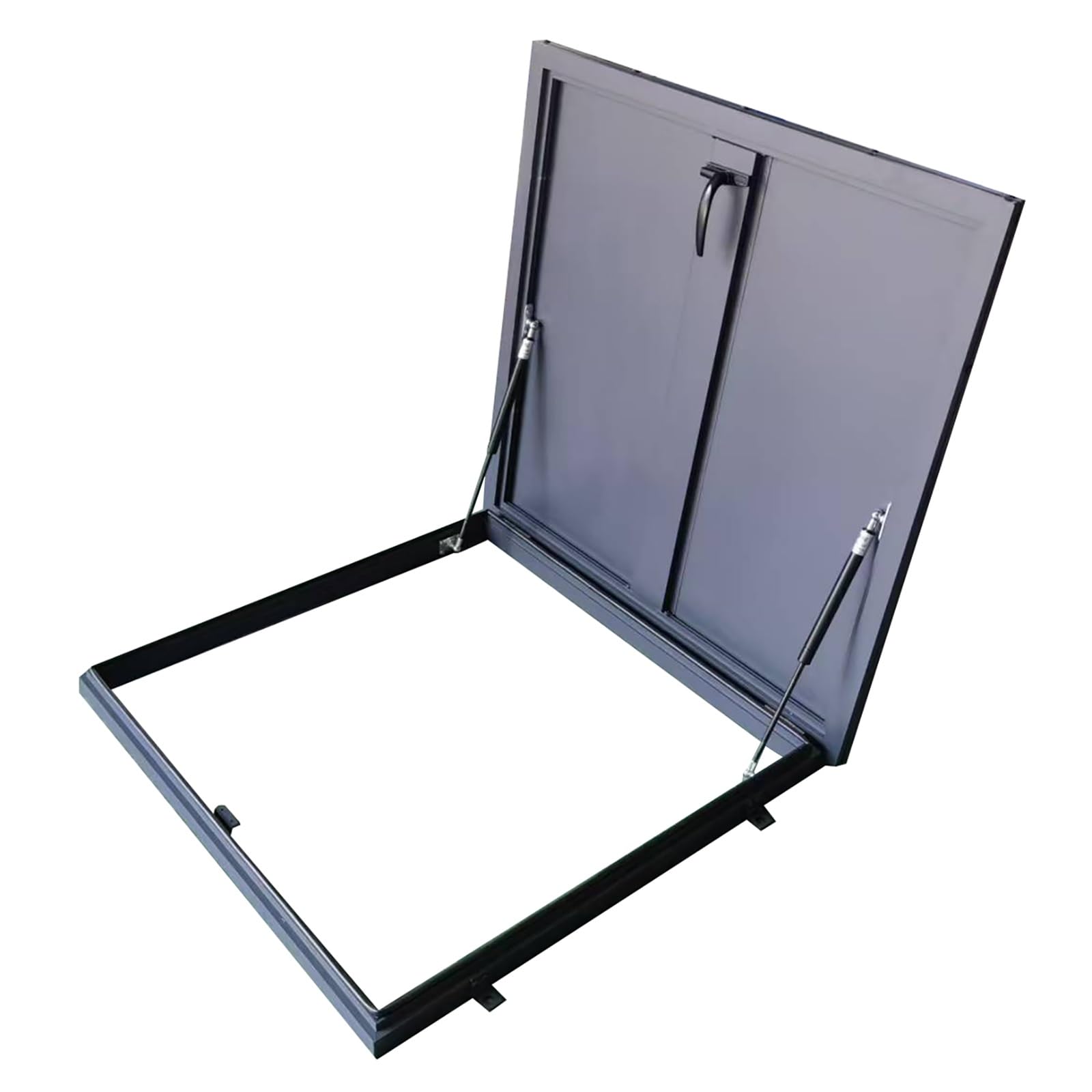 Trampilla de acceso a techo de 55x55 cm con amortiguador de gas para uso doméstico