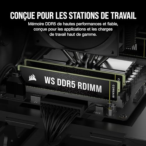 Corsair WS DDR5 RDIMM 4 x 6000 MHz CL40 - vue 3